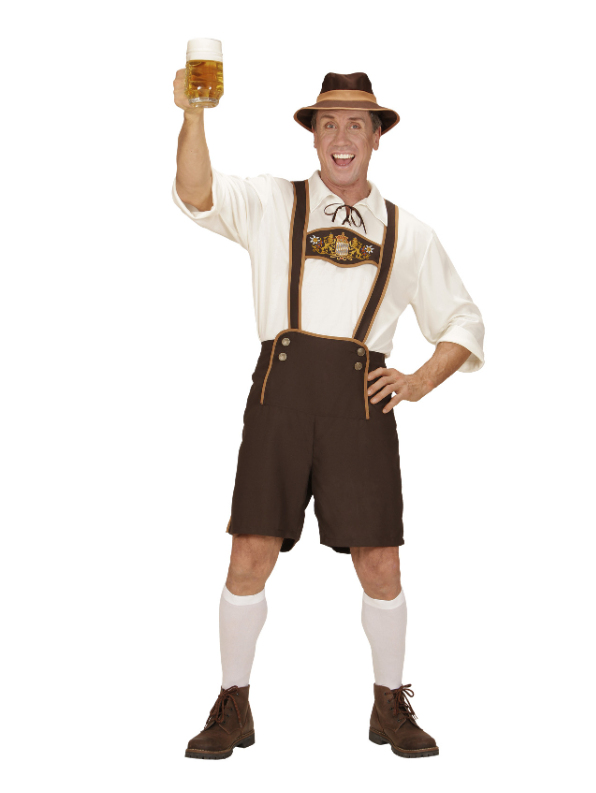 Déguisement bavarois marron grande taille homme