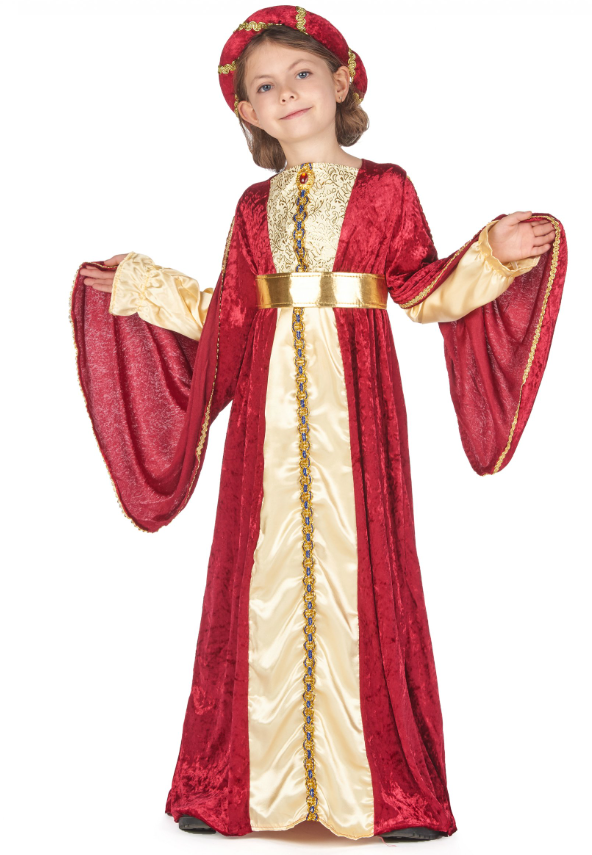 Déguisement médiévale reine fille