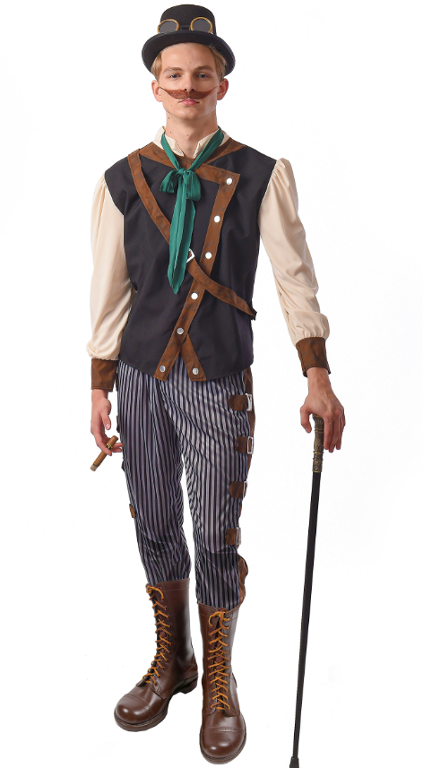 Déguisement steampunk dandy homme