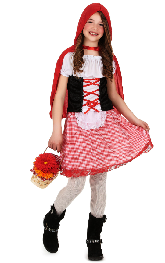 Déguisement chaperon rouge basique fille