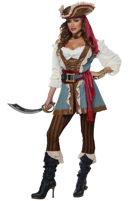 Déguisement pirate luxe femme