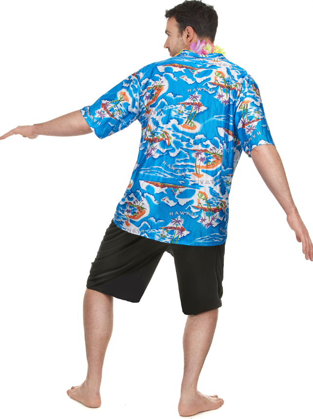 Déguisement touriste Hawaïen homme