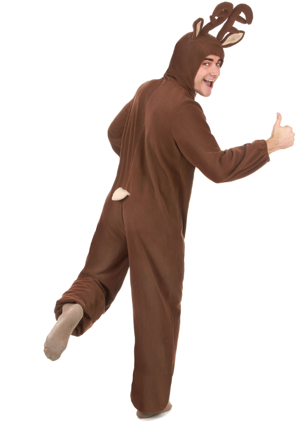 Combinaison à capuche renne homme