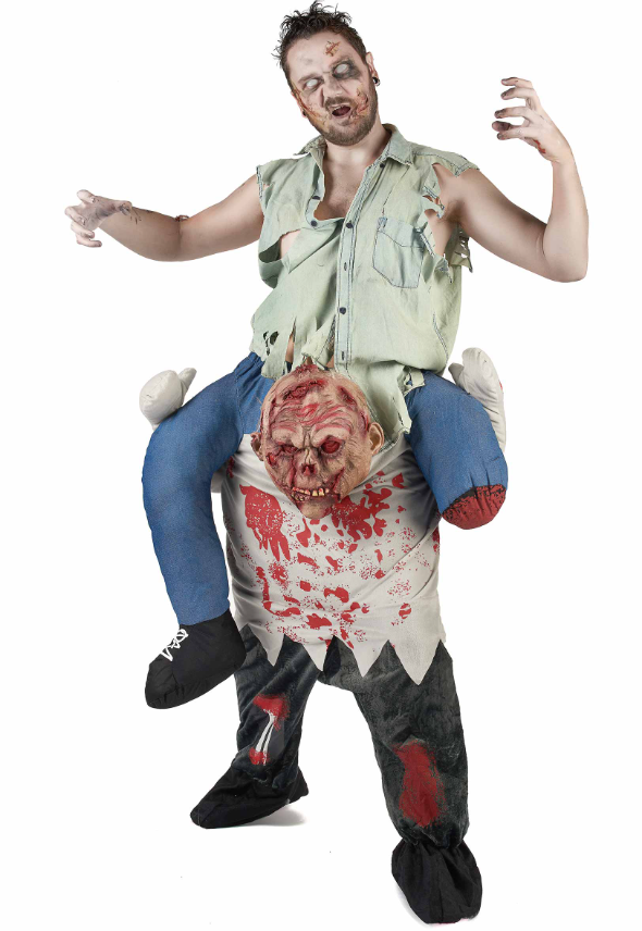 Déguisement porte-moi zombie adulte Halloween