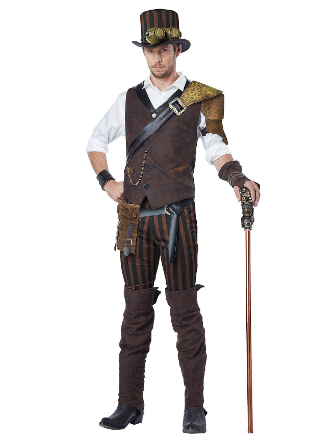 Déguisement aventurier Steampunk homme