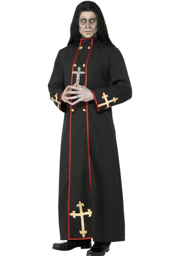 Déguisement moine démoniaque homme Halloween