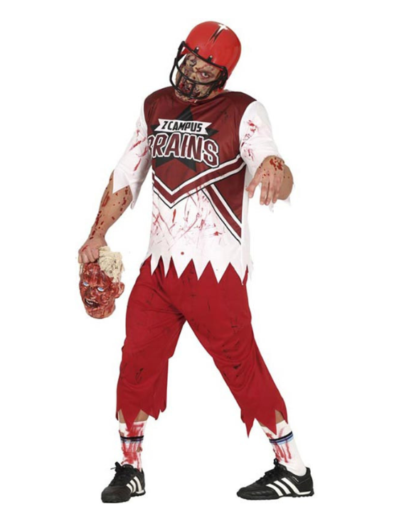Déguisement joueur de rugby zombie homme