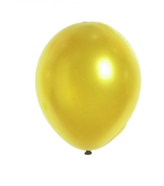Ballons dorés métallisés 28 cm