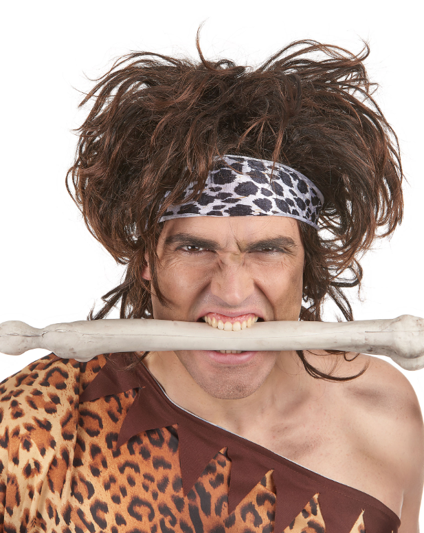 Perruque homme des cavernes