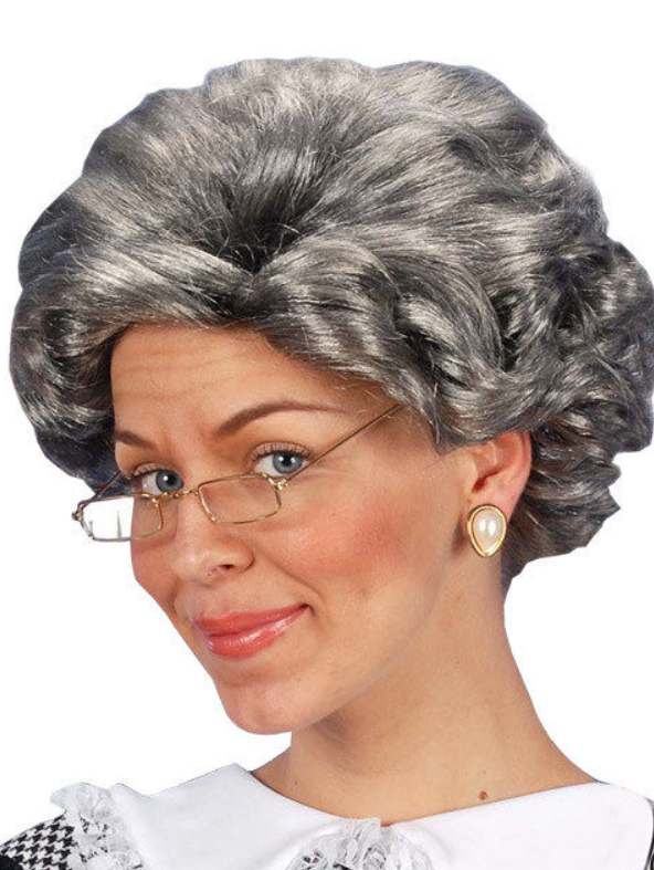 Perruque grand-mère adulte