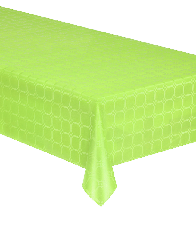 Nappe en rouleau papier damassé vert 6 m