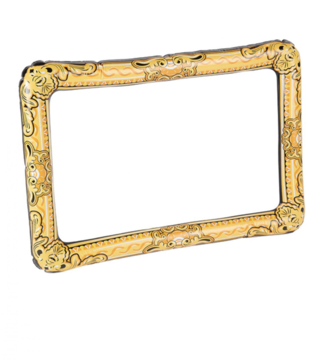 Cadre photo gonflable doré 80 x 60 cm