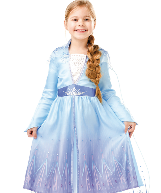 Déguisement classique Elsa La Reine des neiges 2™ fille