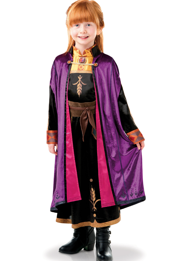 Déguisement luxe Anna La Reine des neiges 2™ fille