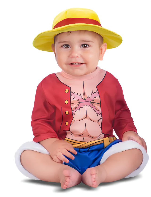 Déguisement Luffy One Piece™ pour bébé
