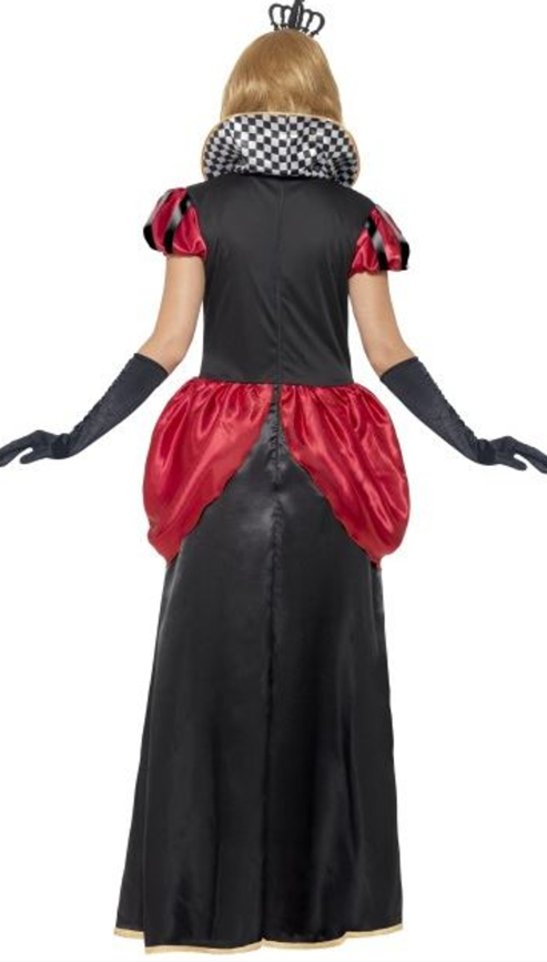 Déguisement reine de coeur longue femme