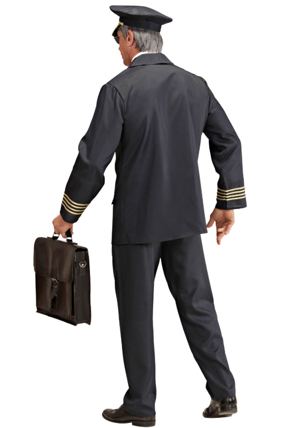 Déguisement capitaine d'avion homme