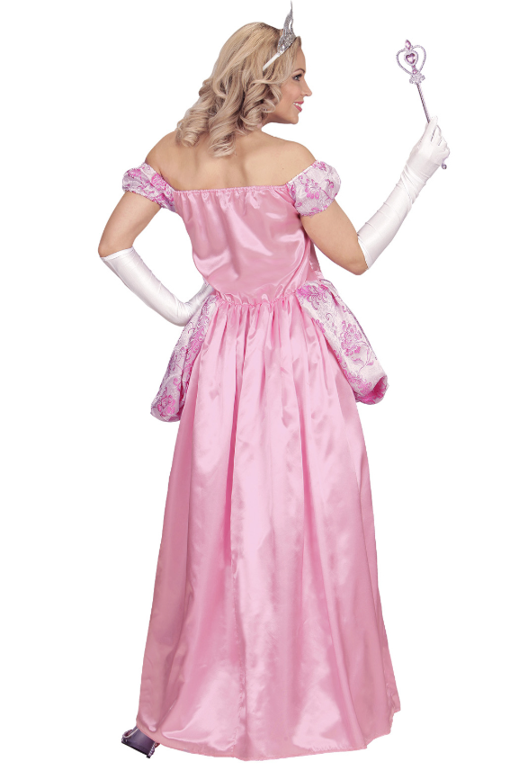 Déguisement princesse rose pâle femme