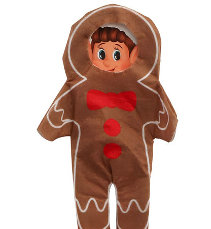 Déguisement pain d'épices pour poupée lutin farceur