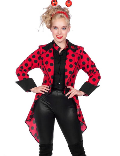 Veste queue de pie coccinelle femme