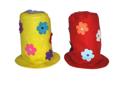 Chapeaux à fleurs