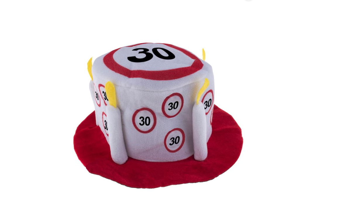 Chapeau d'anniversaire 30 ans