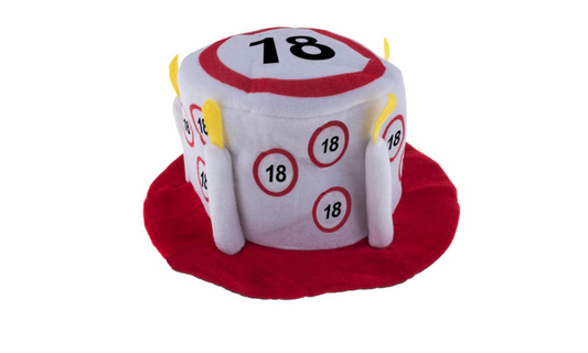 Chapeau d'anniversaire 18 ans