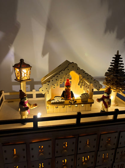 Calendrier de l'Avent lumineux Camion