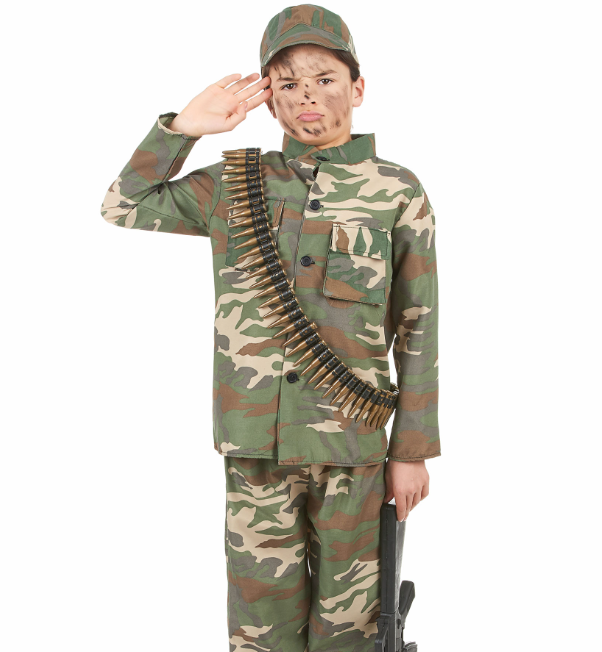 Déguisement soldat garçon