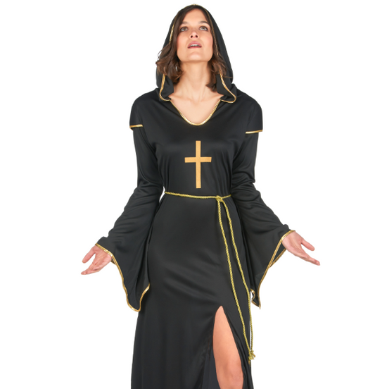 Déguisement nonne fendue femme
