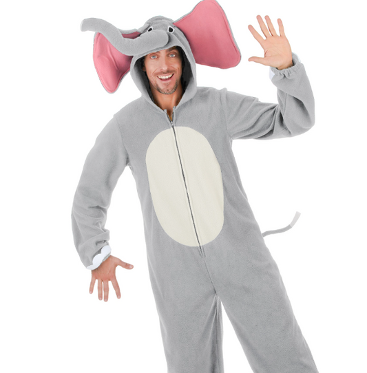 Déguisement éléphant gris homme