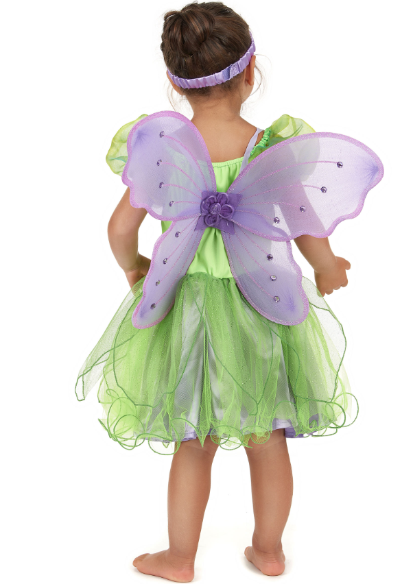 Déguisement fée verte sequins fille