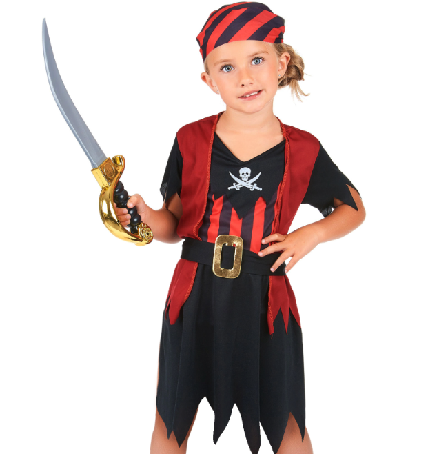 Déguisement pirate corsaire fille