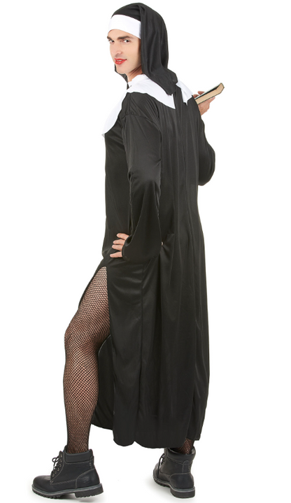 Déguisement nonne humoristique homme