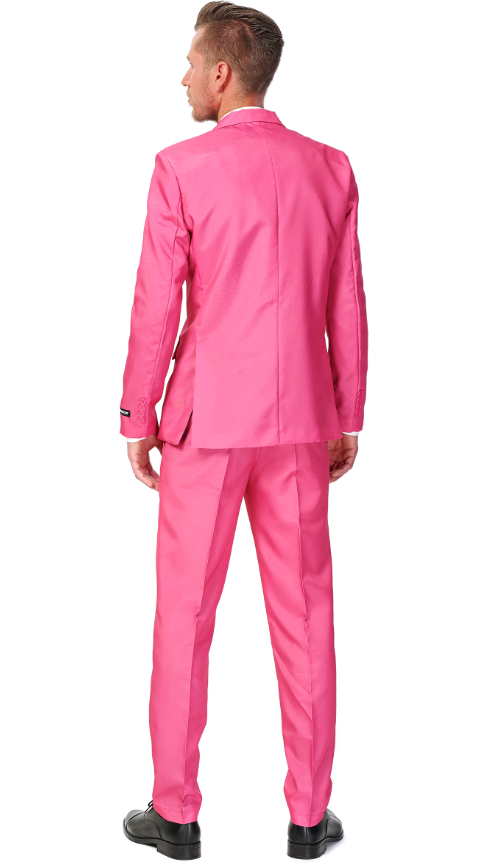 Costume Mr. Solid rose homme Suitmeister™