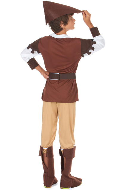 Déguisement garçon des bois marron et beige