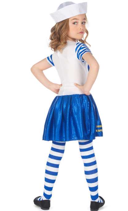 Déguisement marin brillant fille