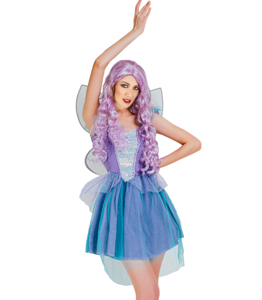 Déguisement de fée violette femme