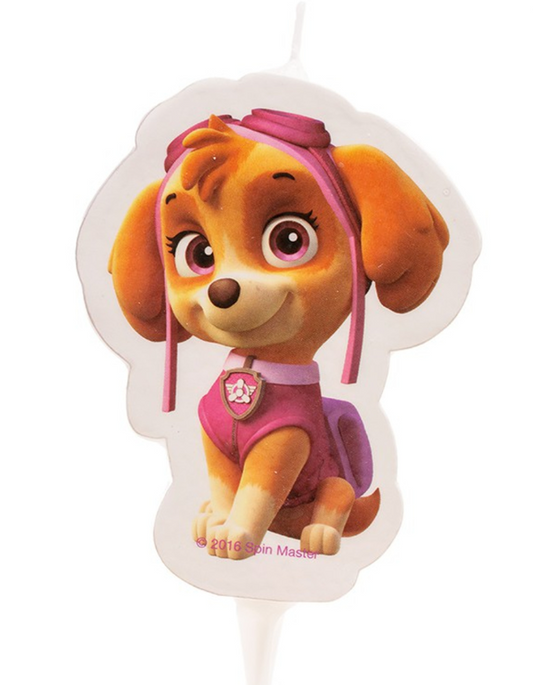 Bougie d'anniversaire Pat' Patrouille™ Stella 7.5 cm