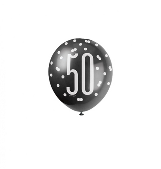 Ballons gris 50 ans