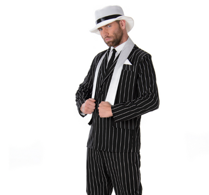 Déguisement gangster noir homme