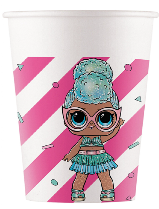 Gobelets en carton LOL™ 200 ml