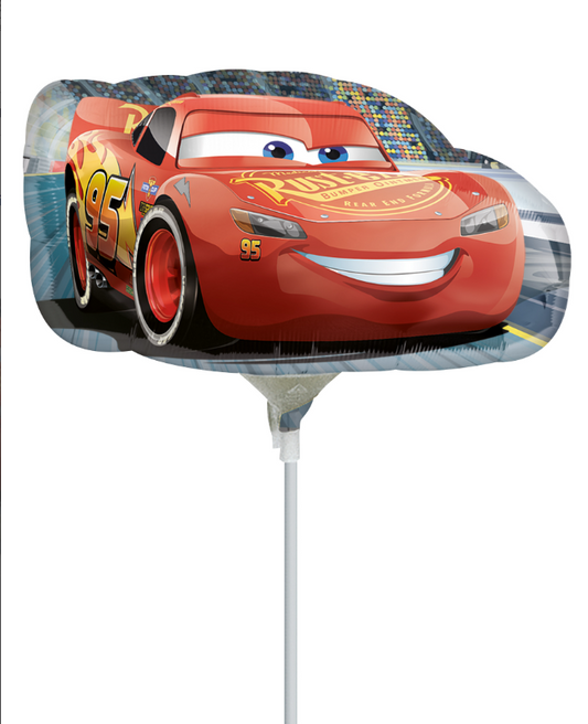 Petit ballon en aluminium voiture Cars 3™ 33 x 30 cm