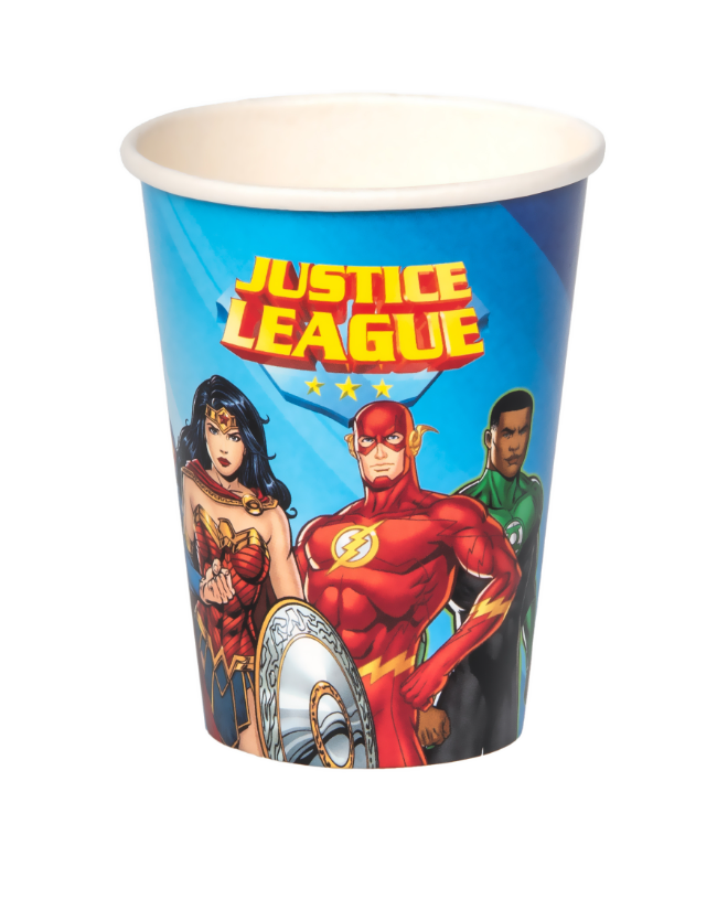 Gobelets en carton FSC® Justice League™ 210 ml