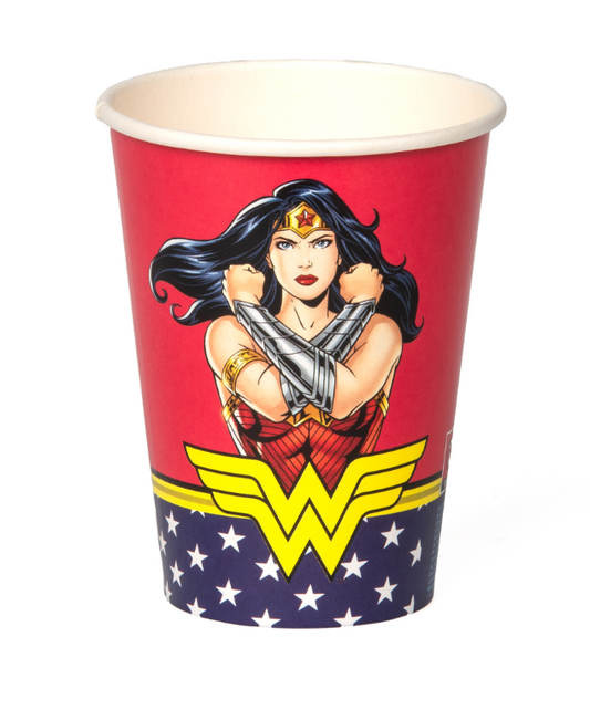 Gobelets en carton FSC® Wonder Woman™ 210 ml