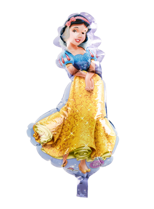 Petit ballon aluminium Blanche Neige™ 19 X 34 cm