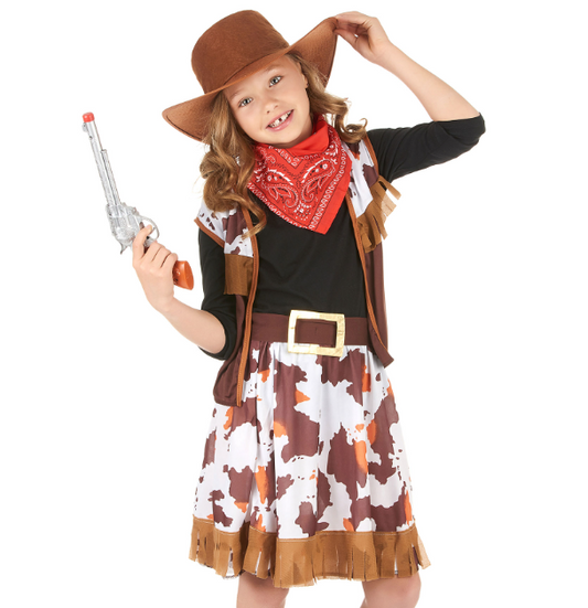 Déguisement cowboy de l'ouest fille