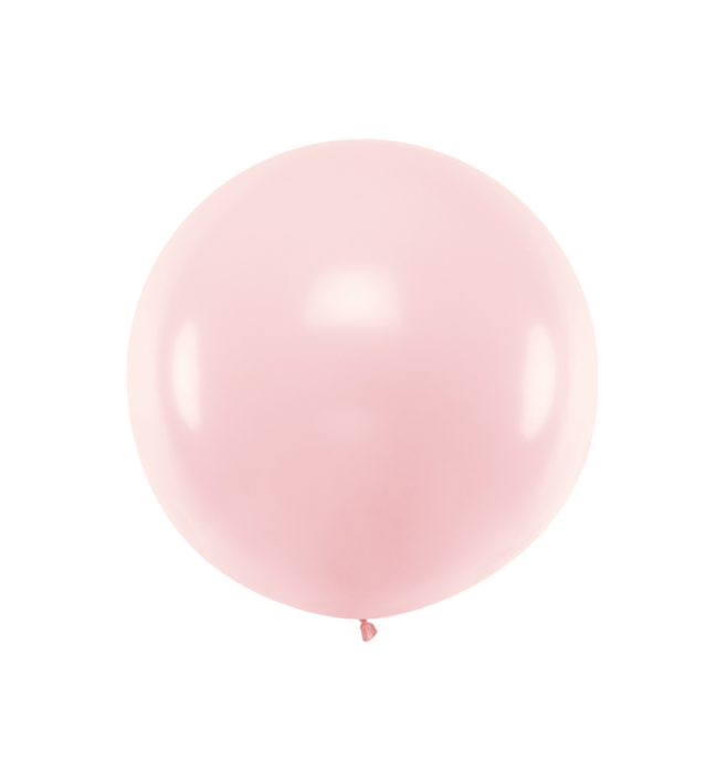 Ballon en latex géant rose pâle 1 m