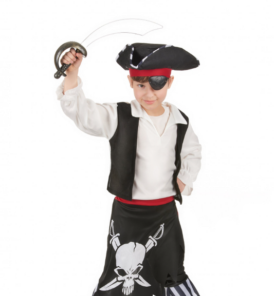 Déguisement pirate ceinture rouge garçon