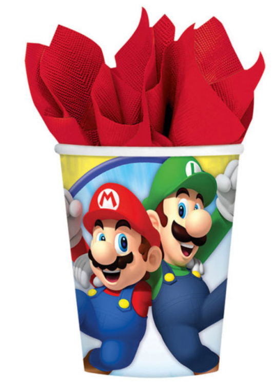 Gobelets en carton Super Mario ™ 250 ml